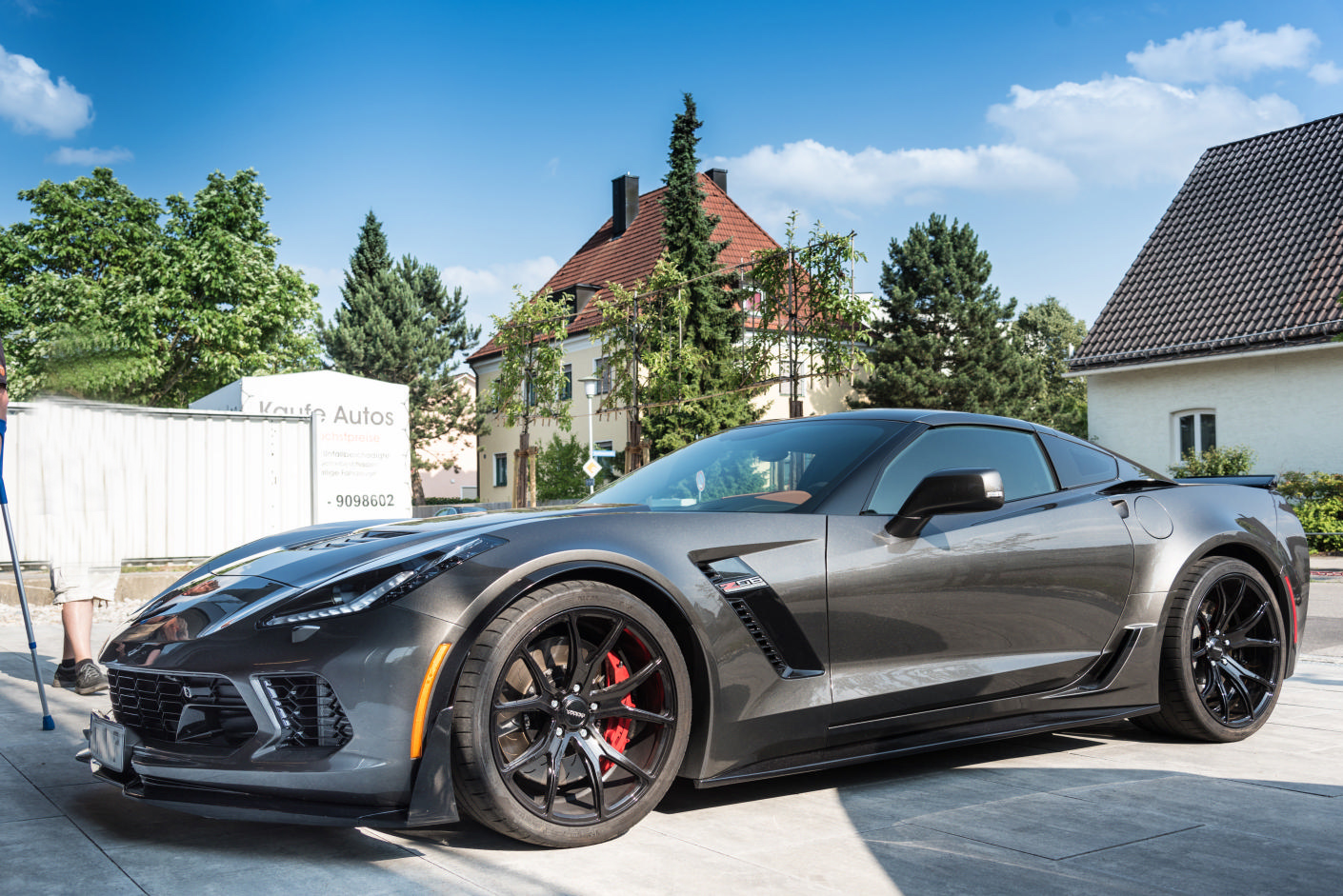 Chevrolet Corvette C7 Z06 + Impressive IC01 matte black (2)
