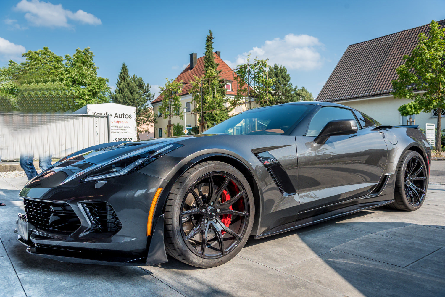 Chevrolet Corvette C7 Z06 + Impressive IC01 matte black (4)