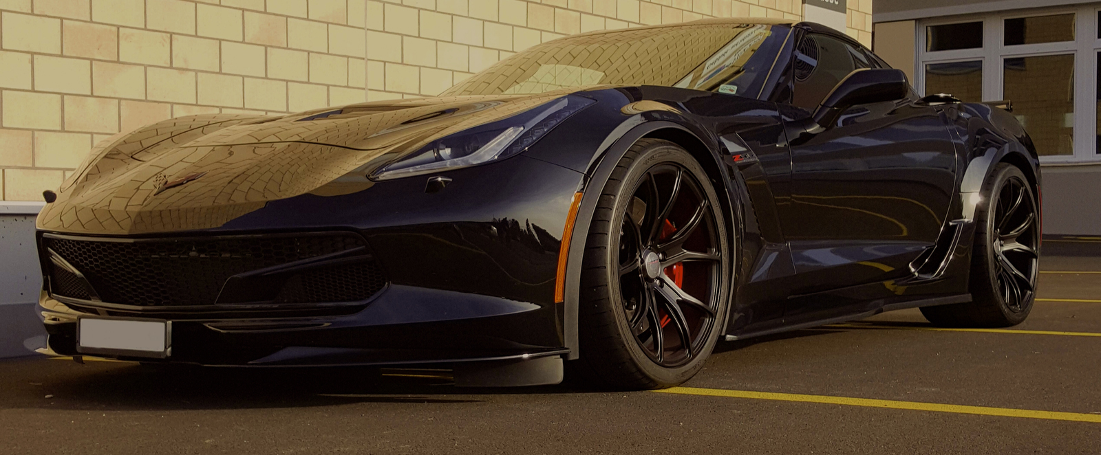 Chevrolet Corvette C7 Z06 + Impressive IC01 matte black (5)