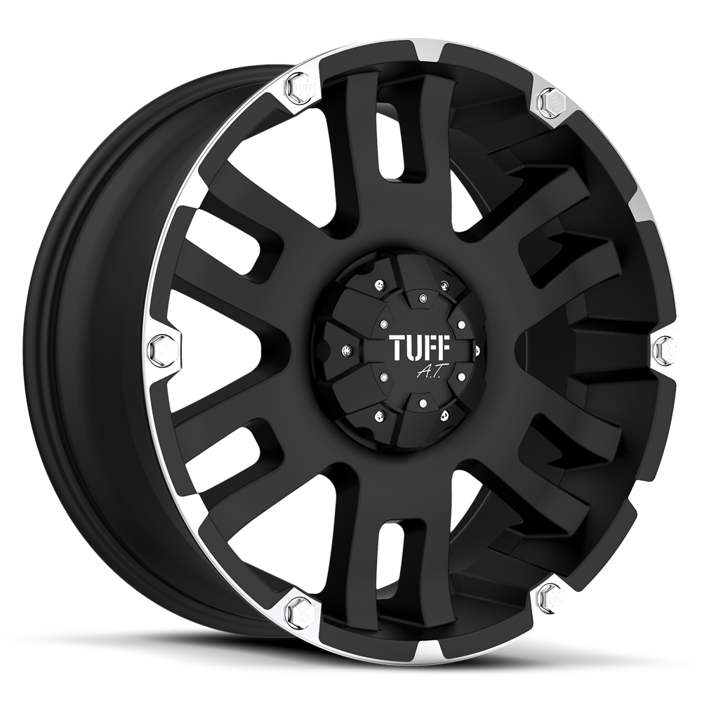 Tuff T04 matte black machined