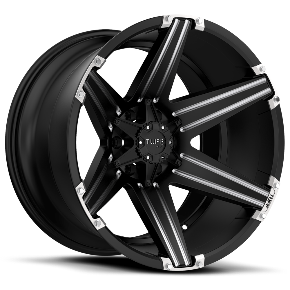 TUFF_T12_SatinBlack_MilledSpokes_BrushedInserts_Standard