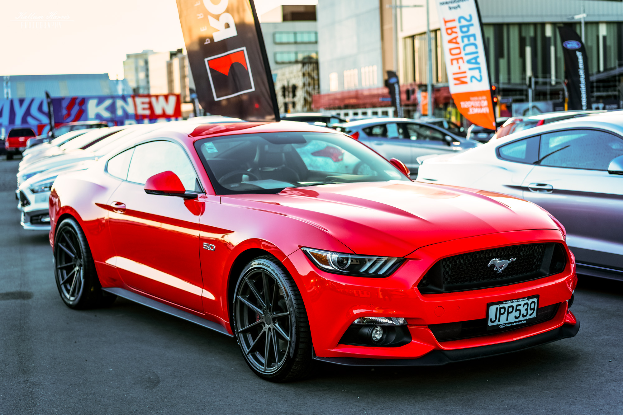 Ford Mustang GT on TSW Bathurst rotary forged concave staggered wheels - 1